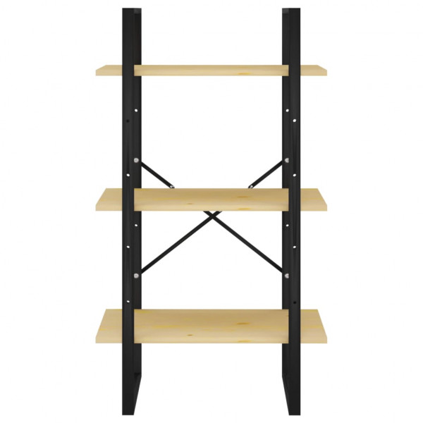 Estante de almacenamiento madera maciza de pino 60x30x105 cm M 5