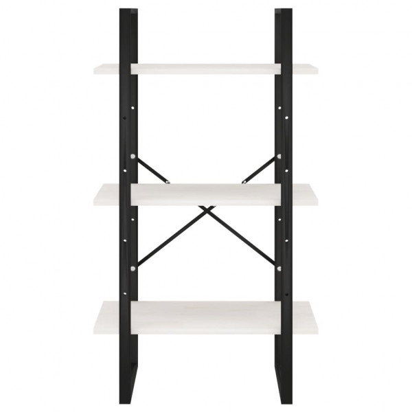 Estante 60x30x105 cm madeira de pinho maciça branco M 5
