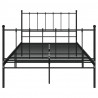 Estrutura de cama 120x200 cm metal preto 4