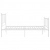 Estrutura de cama 120x200 cm metal branco 3
