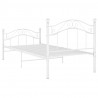 Estrutura de cama 100x200 cm metal branco 5