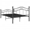 Estructura de cama de metal negro 120x200 cm 5