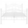 Estrutura de cama 120x200 cm metal branco 3