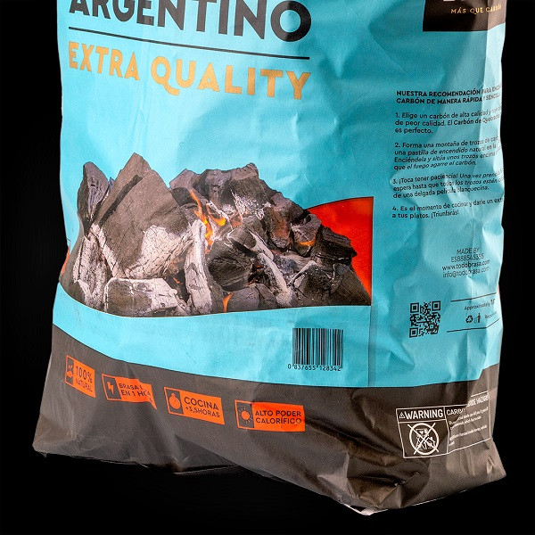<p>Carvão argentino Todobrasa. Saco de 10 KG. Minipalet 18 UDS.</p> M 4