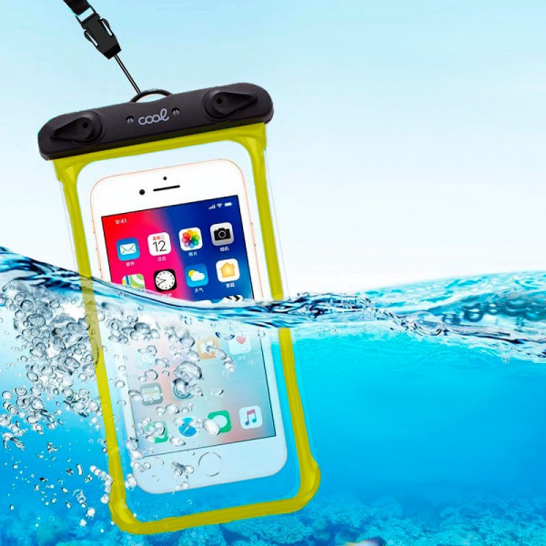 Funda Impermeable Universal Waterproof Amarillo M 2