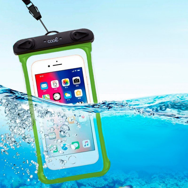 Funda Impermeable Universal Waterproof Verde M 3