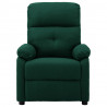 Sillón reclinable eléctrico tela verde oscuro 2