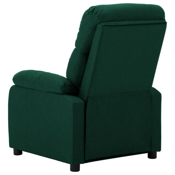 Sillón reclinable eléctrico tela verde oscuro M 4