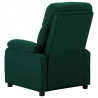 Sillón reclinable eléctrico tela verde oscuro 4