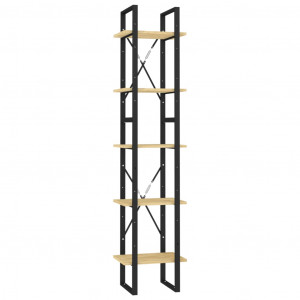 Estante com 5 prateleiras 40x30x175 cm madeira de pinho H
