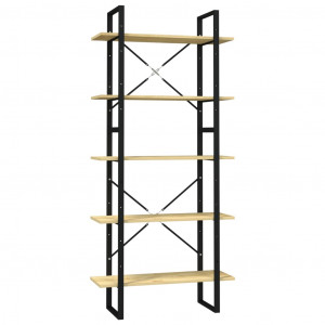 Estantería de 5 niveles madera de pino 80x30x175 cm H