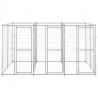 Canil de exterior 7.26 m² aço galvanizado 2