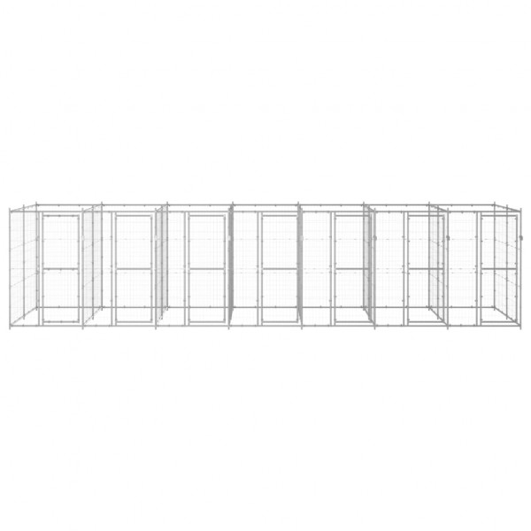 Perrera de exterior de acero galvanizado 16.94 m² M 2