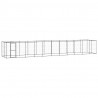 Perrera de exterior de acero con techo 26.62 m² 1