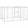 Canil de exterior 7.26 m² aço galvanizado 4