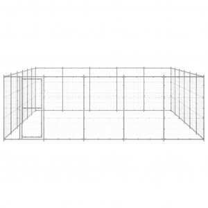 Perrera de exterior de acero galvanizado 36.3 m² H