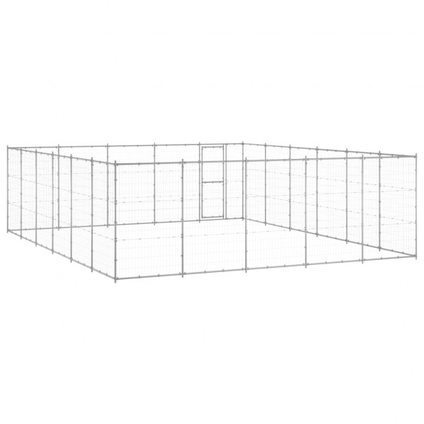 Canil de exterior 36.3 m² aço galvanizado M 4