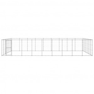 Canil de exterior 65.34 m² aço galvanizado H