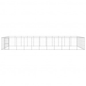 Canil de exterior 79.86 m² aço galvanizado H