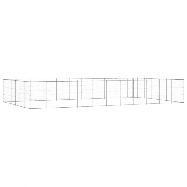 Perrera de exterior de acero galvanizado 79.86 m² M 4