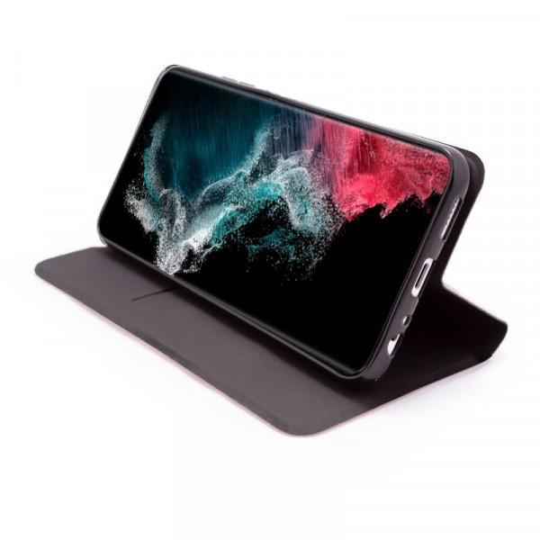 Fundação COOL Capa de Flip para Samsung S908 Galaxy S22 Ultra Elegância Preto M 3