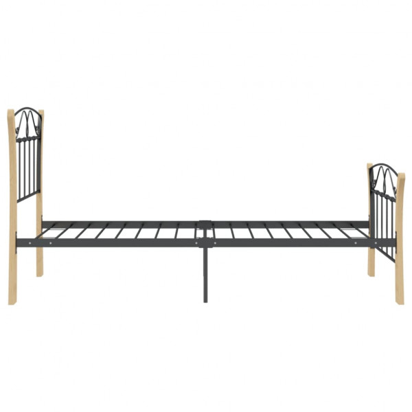 Estrutura de cama 90x200 cm metal preto M 5