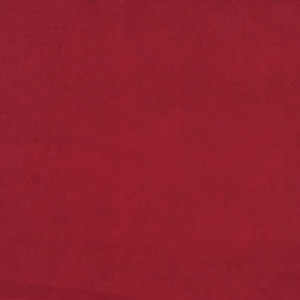 Silla de relajación con reposapiés terciopelo rojo tinto H