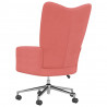 Silla de relajación de terciopelo rosa 5
