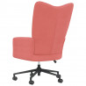 Silla de relajación de terciopelo rosa 5