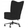 Silla de relajación de terciopelo negro 5