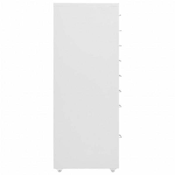 Armario archivador móvil metal gris 28x41x109 cm M 3