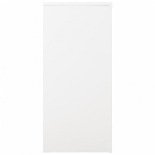 Armário com porta deslizante aço 90x40x90 cm branco M 3