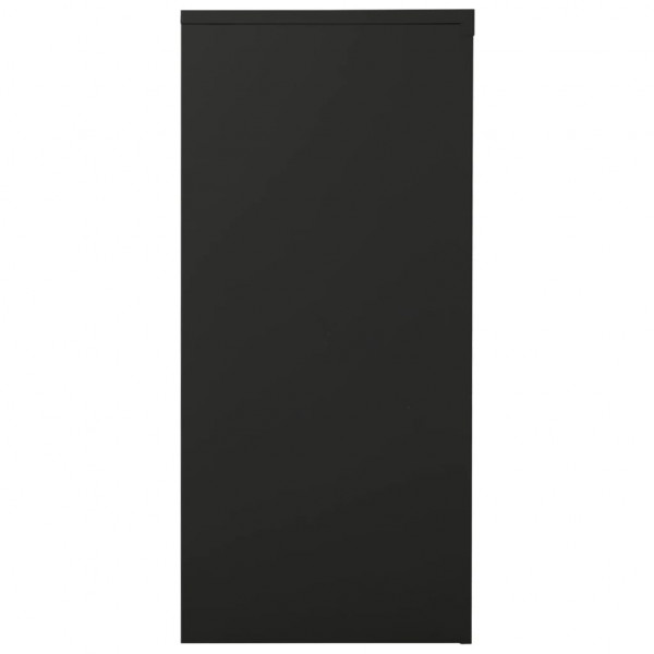 Armário com porta deslizante aço 90x40x90 cm antracite M 3