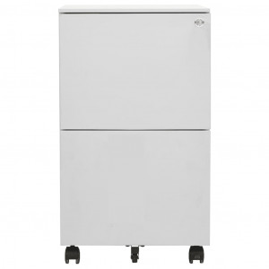 Armario archivador acero gris claro 39x45x67 cm H