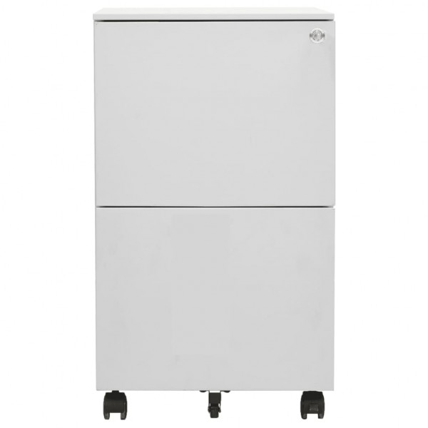 Armario archivador acero gris claro 39x45x67 cm M 2