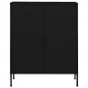 Armário de arrumação aço 80x35x101.5 cm preto 3