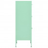 Armario de almacenamiento acero verde mint 42.5x35x101.5 cm 4