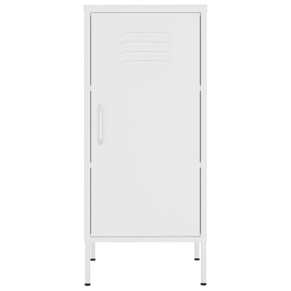 Armario de almacenamiento acero blanco 42.5x35x101.5 cm M 3