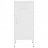 Armário de arrumação aço 42.5x35x101.5 cm branco 3