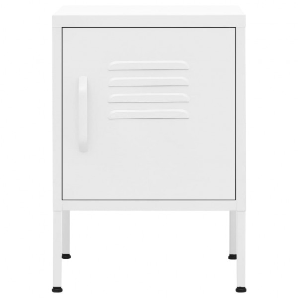 Mesa de cabeceira 35x35x51 cm aço branco M 4