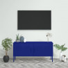 Mueble para TV de acero azul marino 105x35x50 cm 1