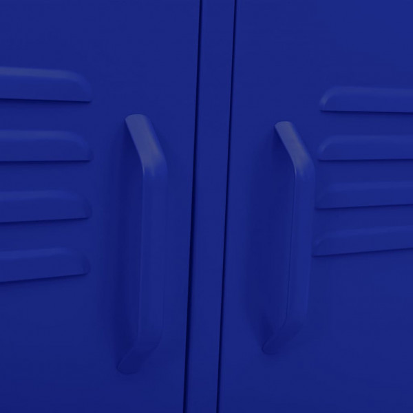 Móvel de TV aço 105x35x50 cm azul-marinho M 3