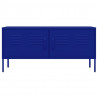 Mueble para TV de acero azul marino 105x35x50 cm 5