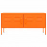 Móvel de TV aço 105x35x50 cm laranja 5