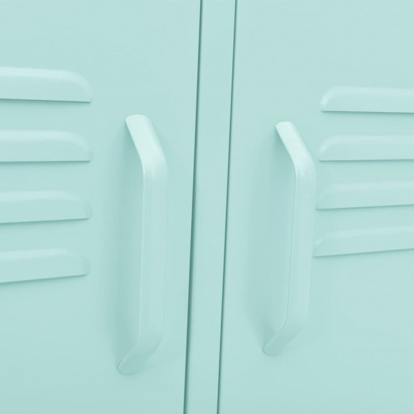 Móvel de TV aço 105x35x50 cm verde-hortelã M 3