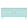 Mueble para TV de acero verde menta 105x35x50 cm 5