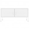 Móvel de TV aço 105x35x50 cm branco 3