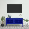 Mueble para TV de acero azul marino 105x35x50 cm 1