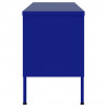 Mueble para TV de acero azul marino 105x35x50 cm 5