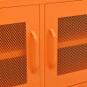 Mueble para TV de acero naranja 105x35x50 cm 3